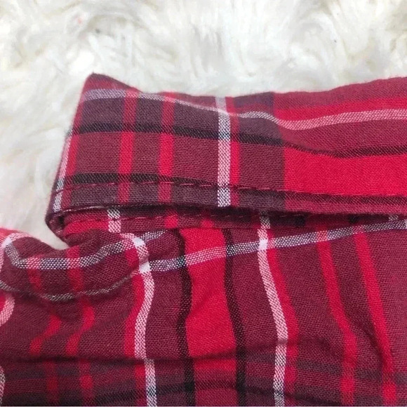 The Children’s Place Onesie Red/Black/White Plaid collared Buttoned 3-6 Months - Picture 16 of 16